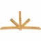 Ekena Millwork Alberta Rough Sawn Timber Gable Bracket, Western Red Cedar, 108"W x 72"H x 4"D x 6"F, 16/12 Pitch GBW108X72X0406ALB00RWR - alternate 4